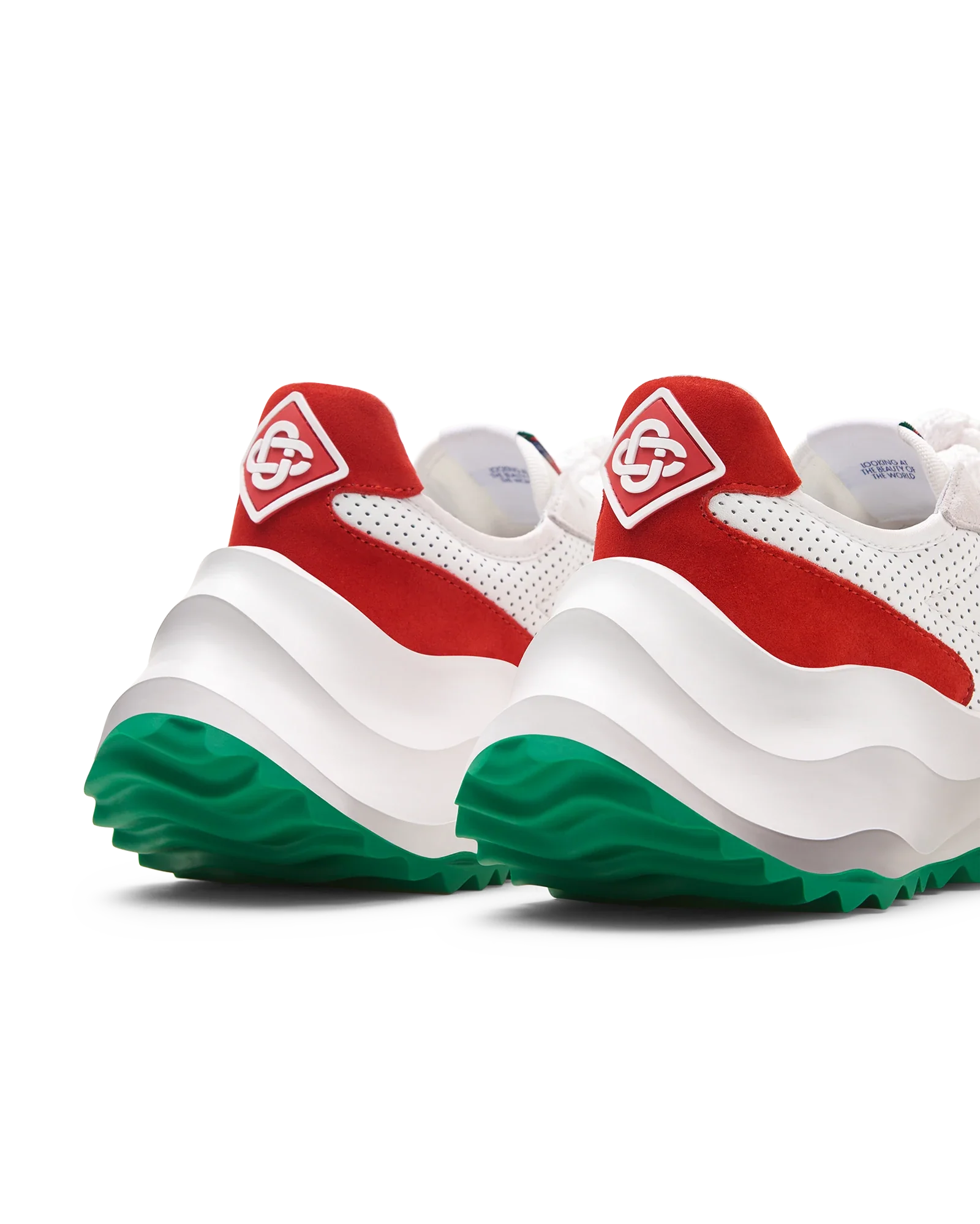 Men's Atlantis White & Red Sneaker