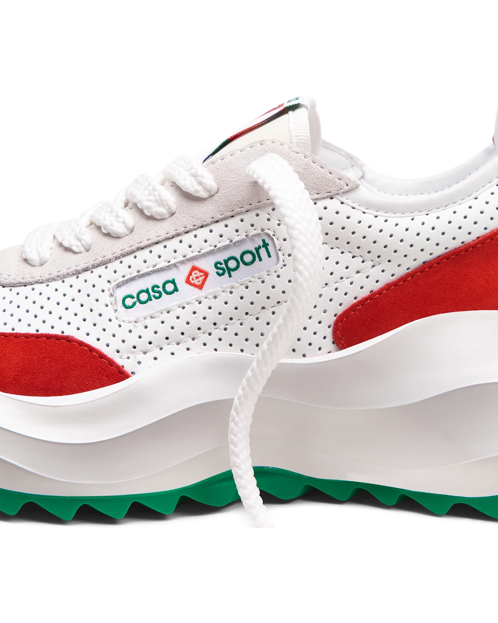 Men's Atlantis White & Red Sneaker