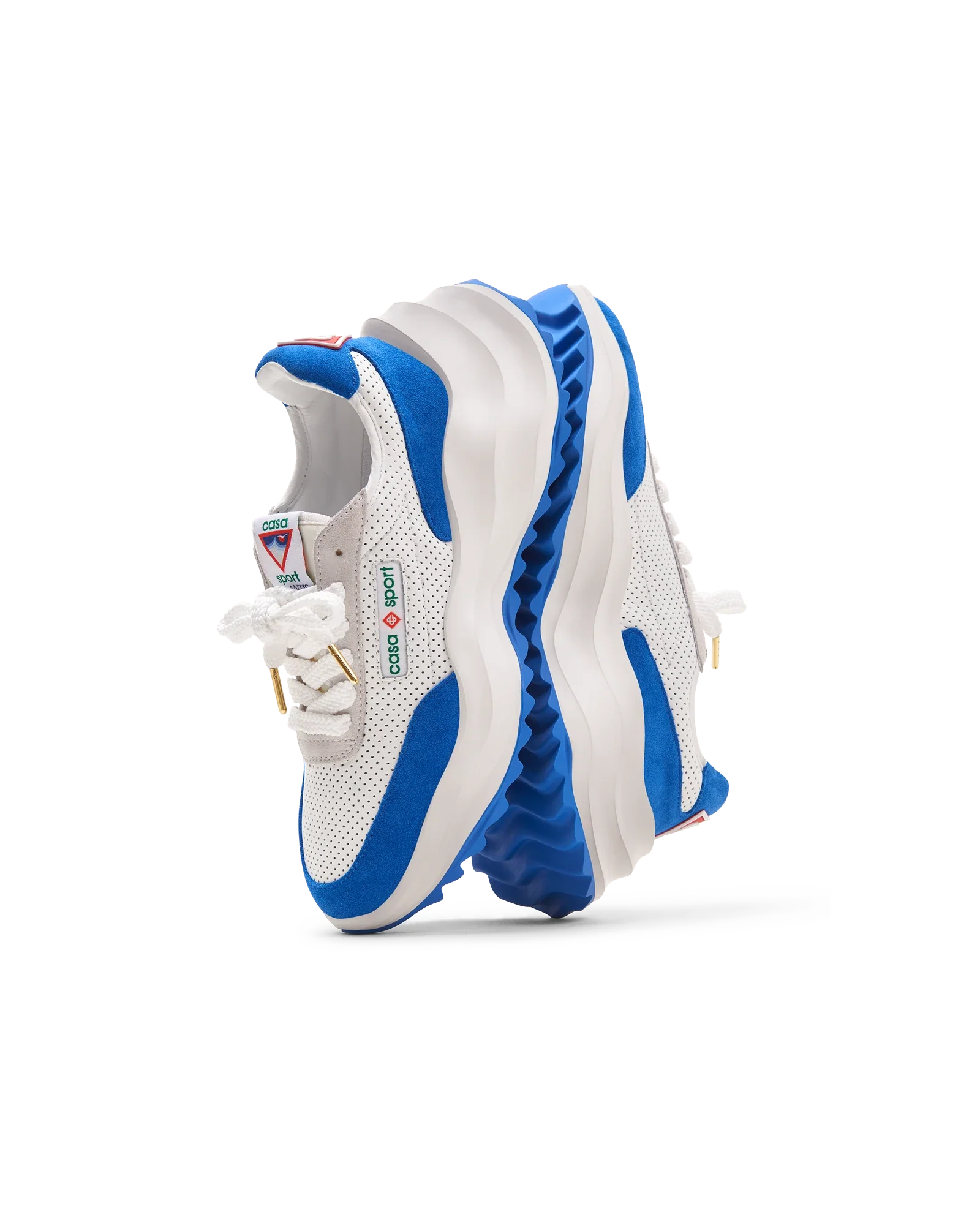 Women's Atlantis White & Blue Sneaker