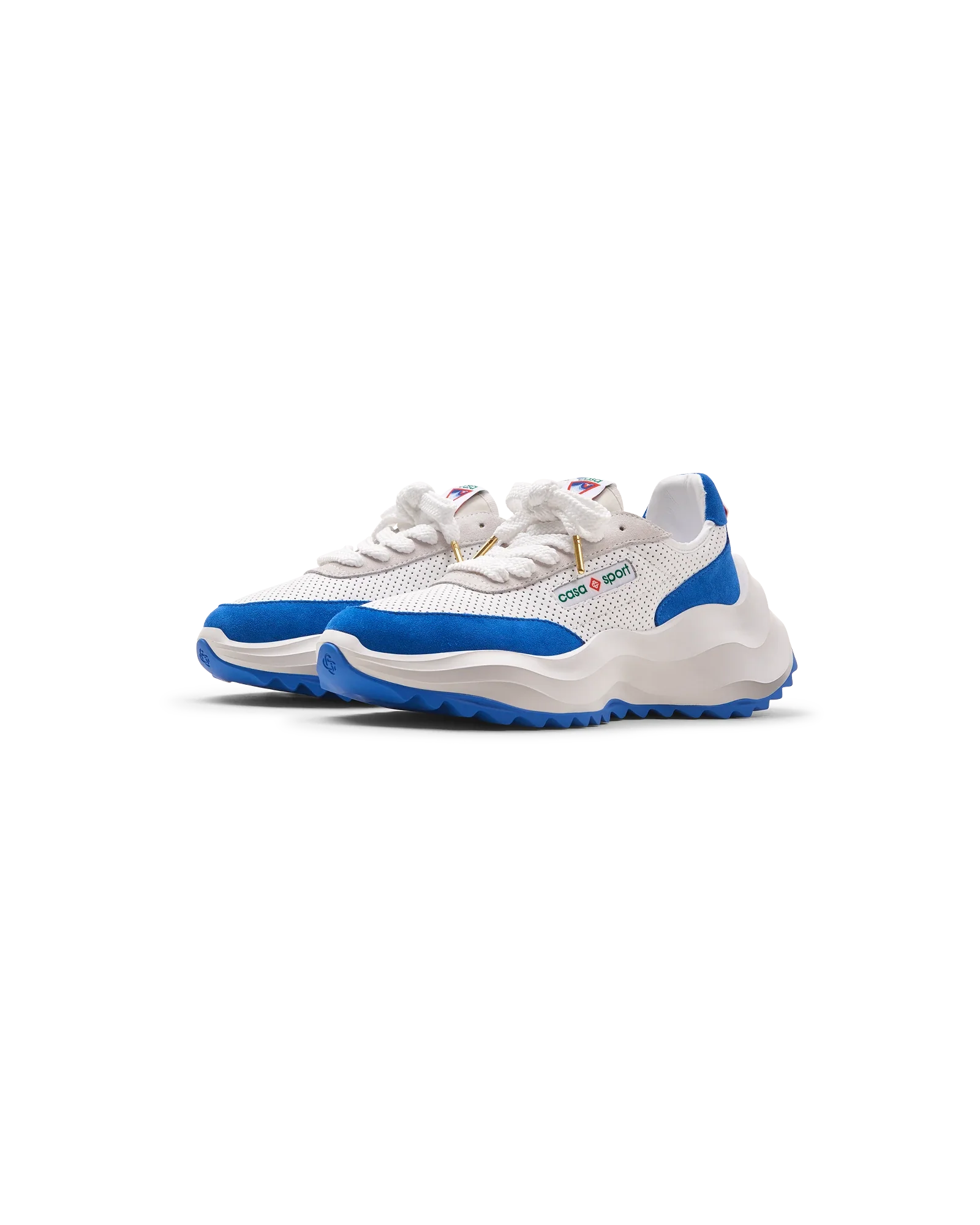 Women's Atlantis White & Blue Sneaker