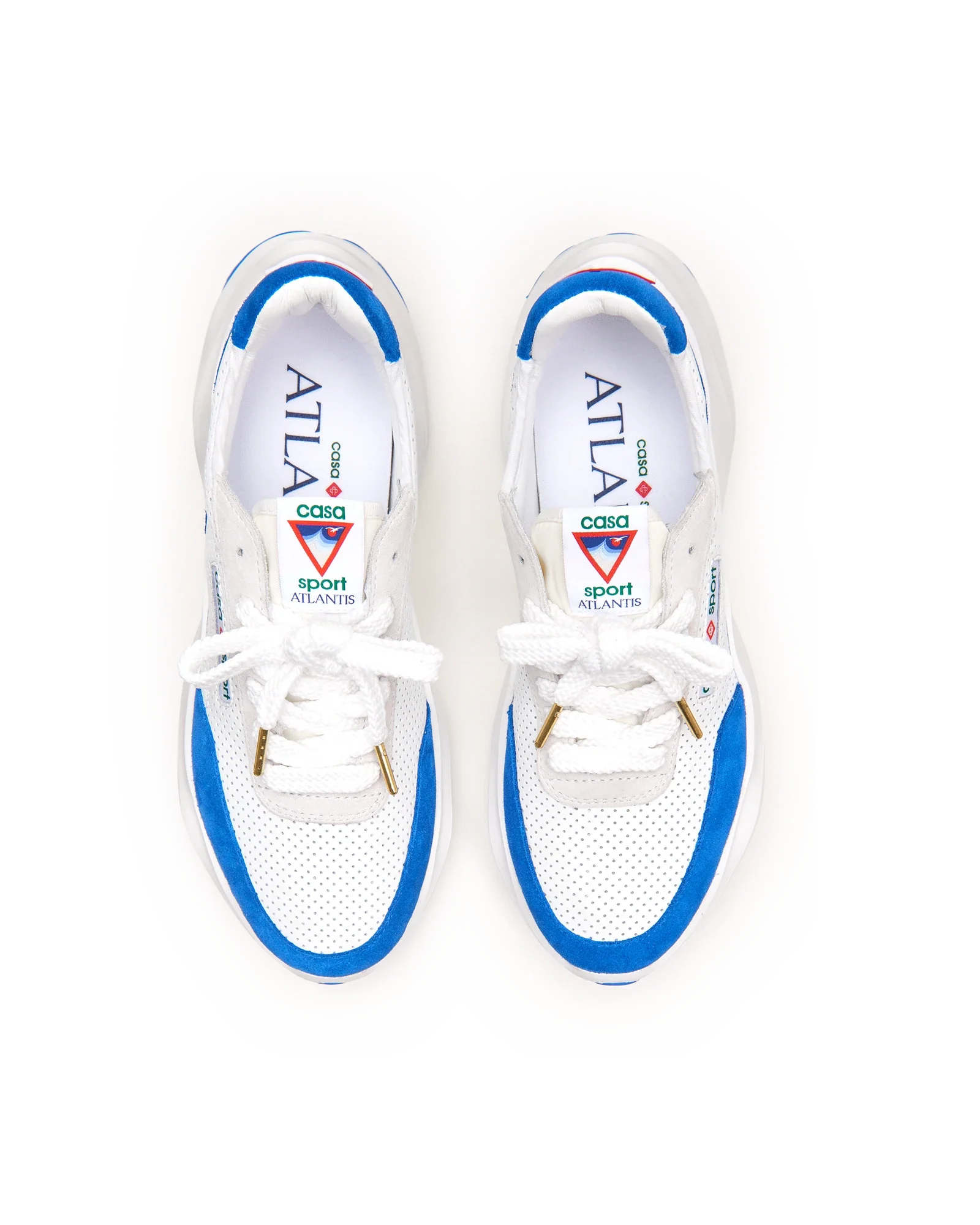Women's Atlantis White & Blue Sneaker