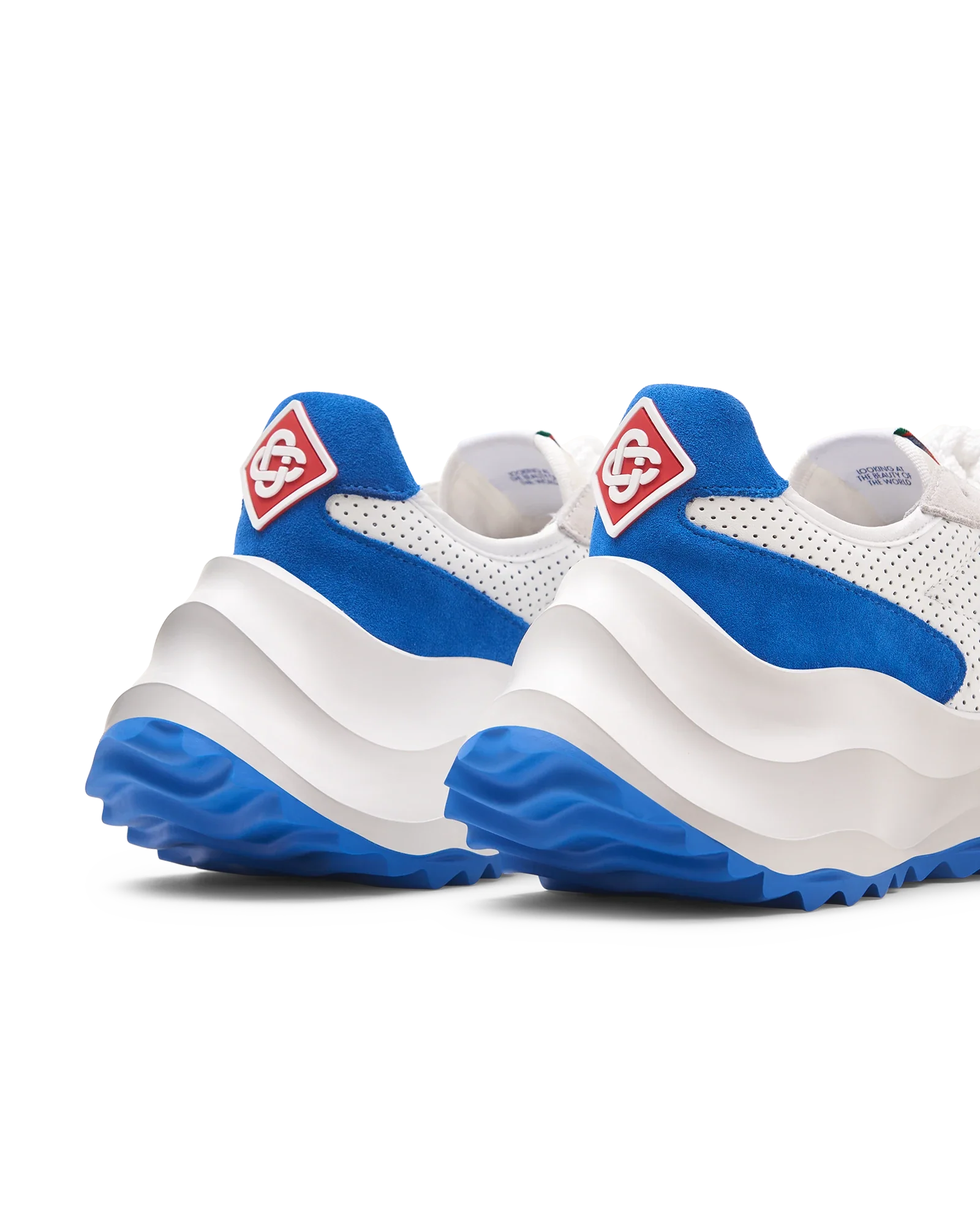 Women's Atlantis White & Blue Sneaker