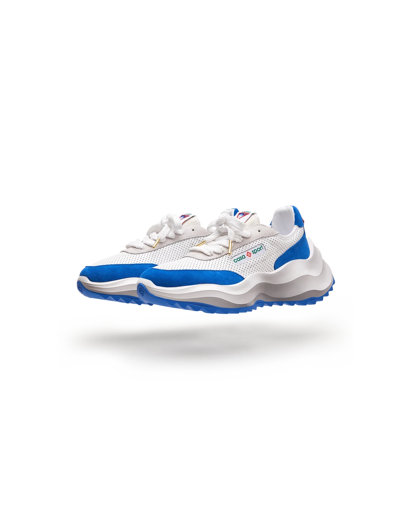 Women's Atlantis White & Blue Sneaker