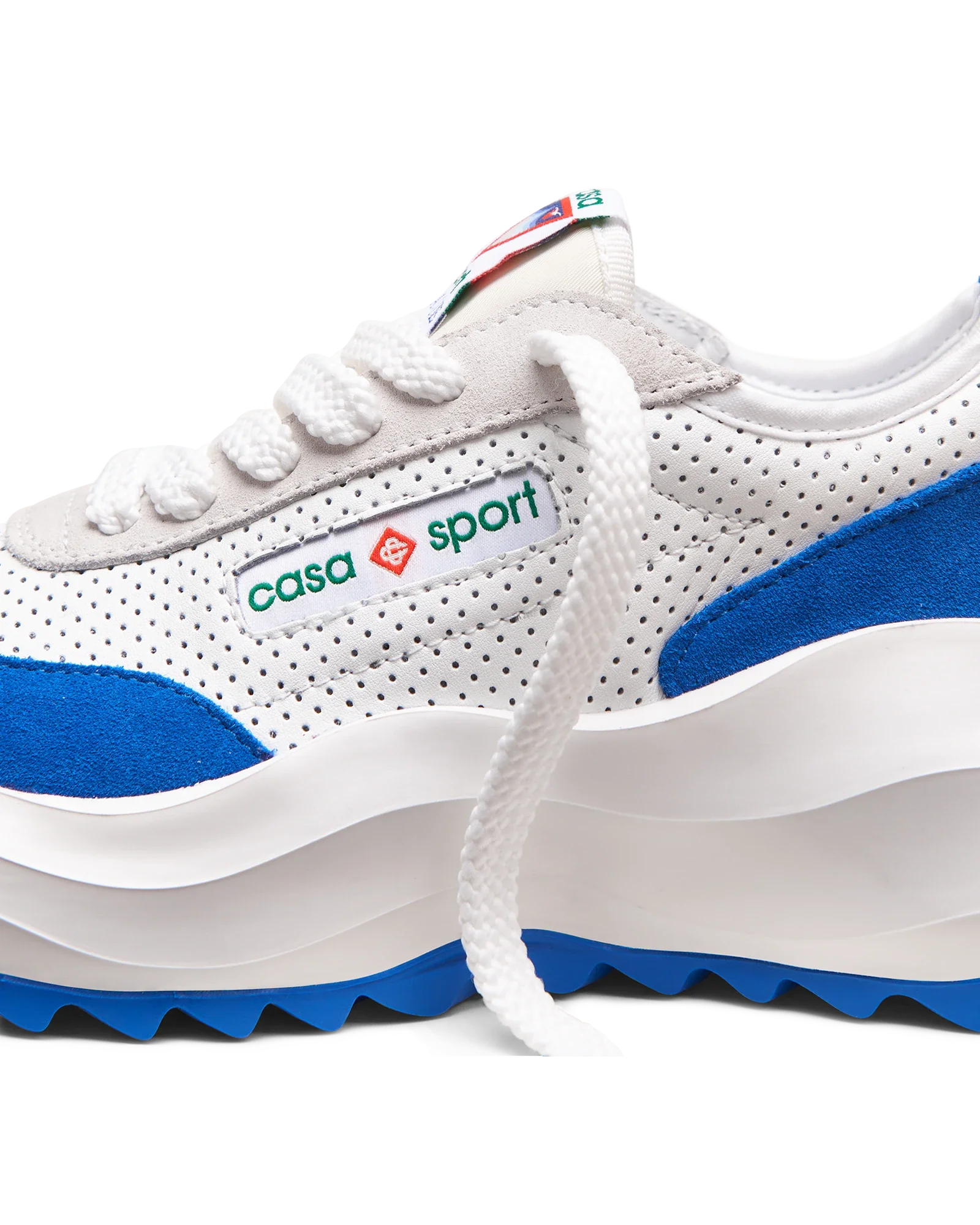 Women's Atlantis White & Blue Sneaker