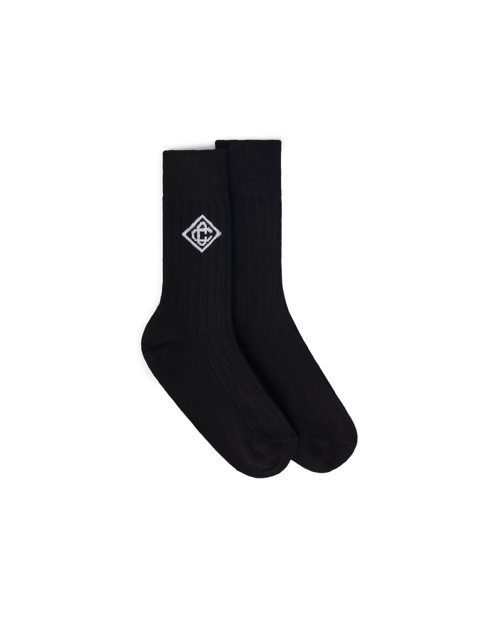 Monogram Logo Dress Socks