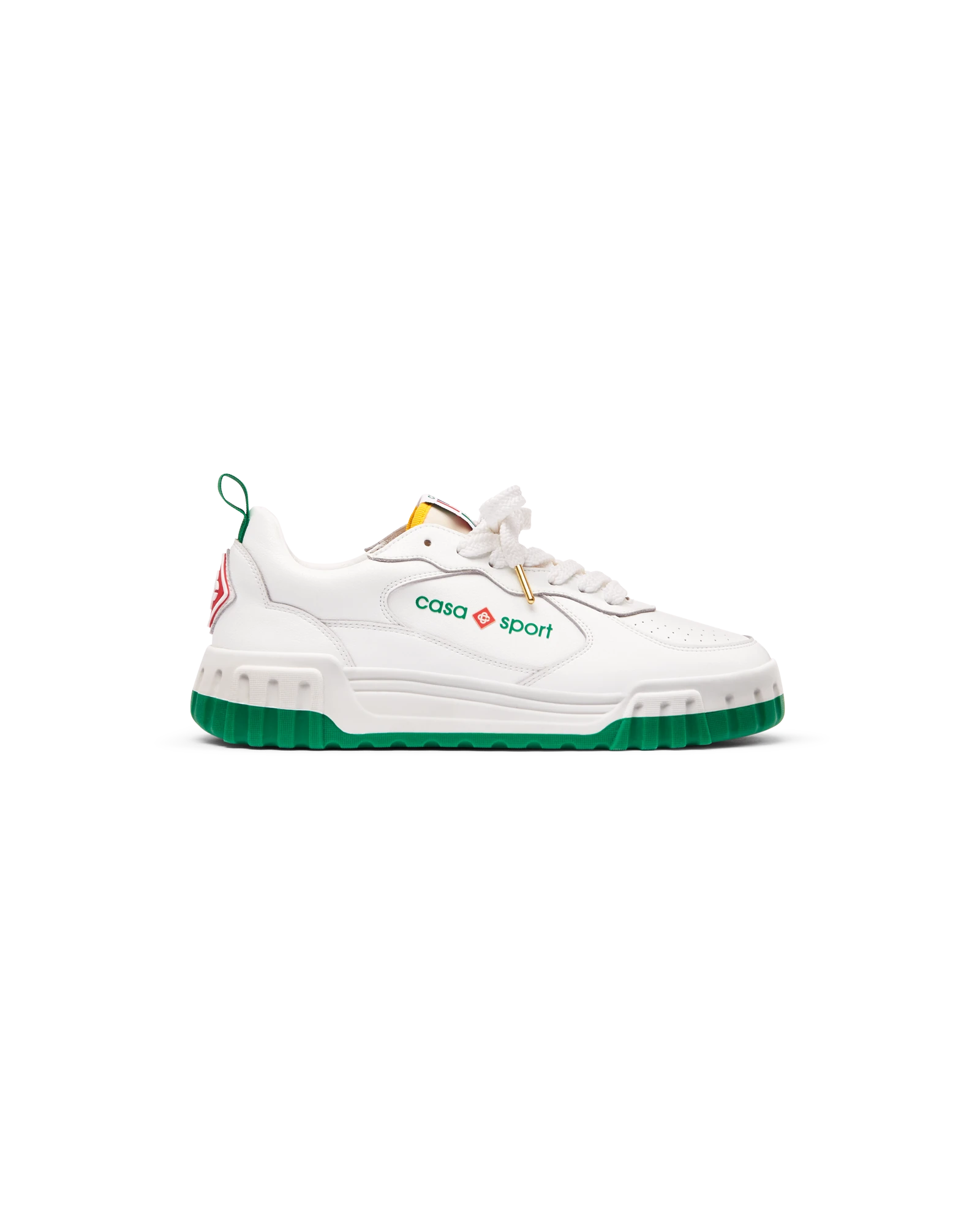 Women's Court White & Green Sneaker