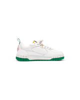 Mens Court White & Green Sneaker | Casablanca Paris Mens Court White & Green Sneaker | Casablanca Paris