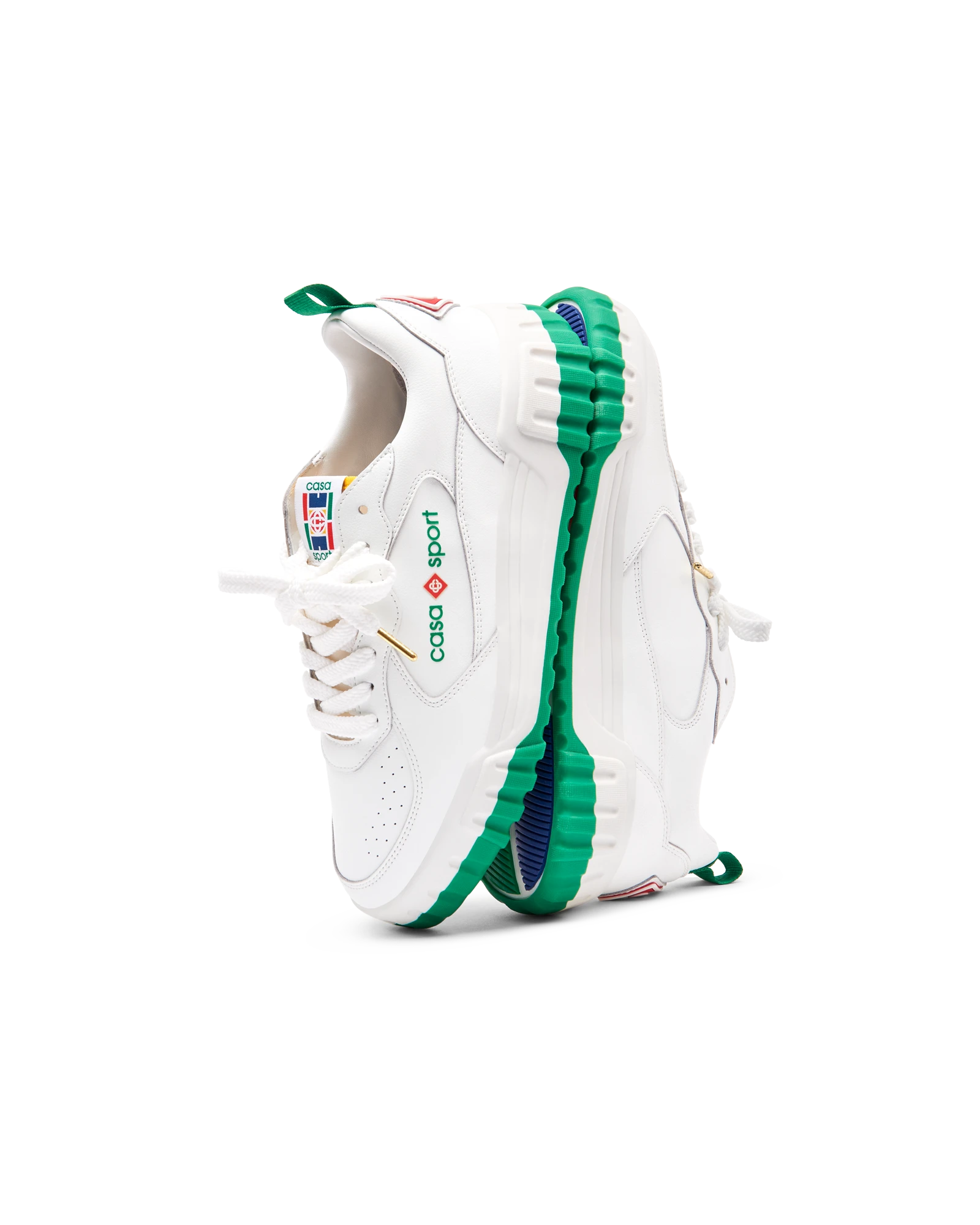 Women's Court White & Green Sneaker