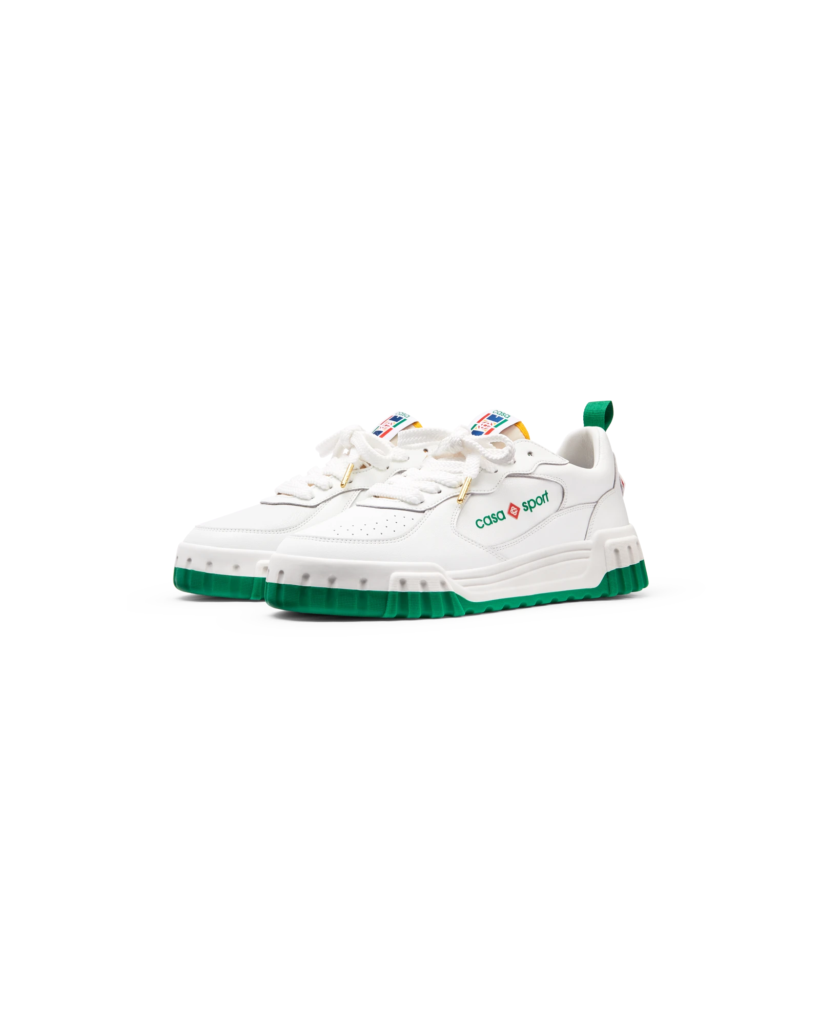 Women's Court White & Green Sneaker