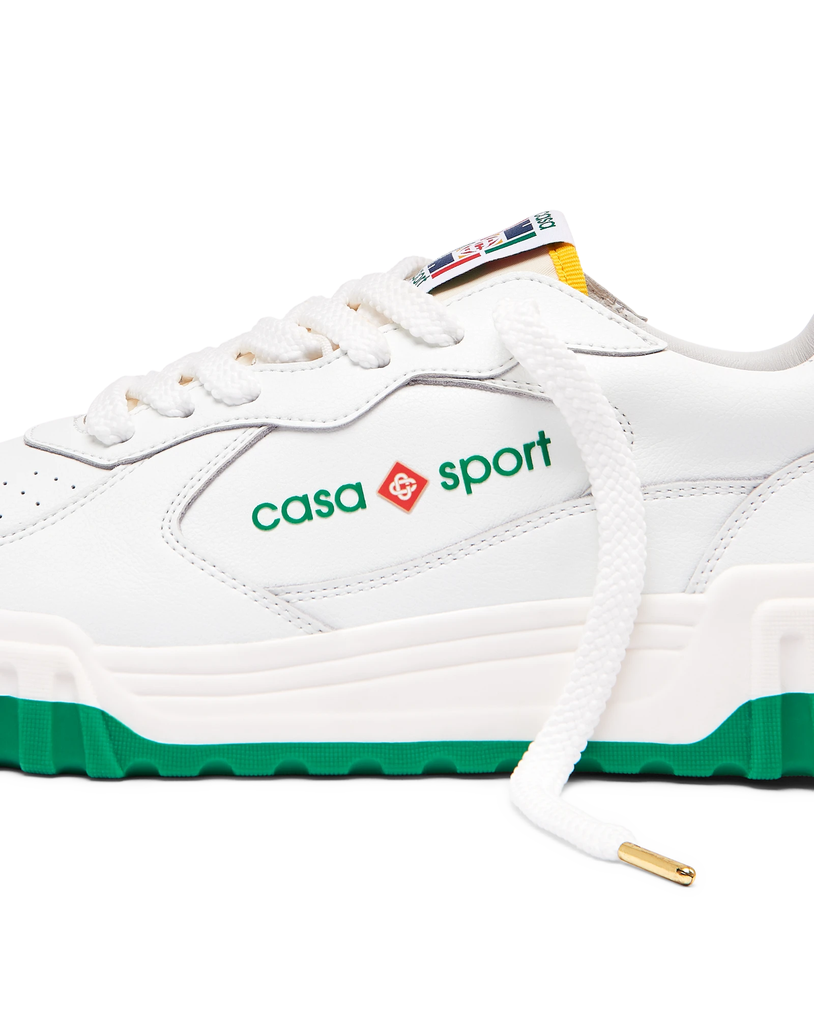 Women's Court White & Green Sneaker