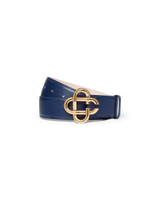 Navy CC Logo Buckle Belt