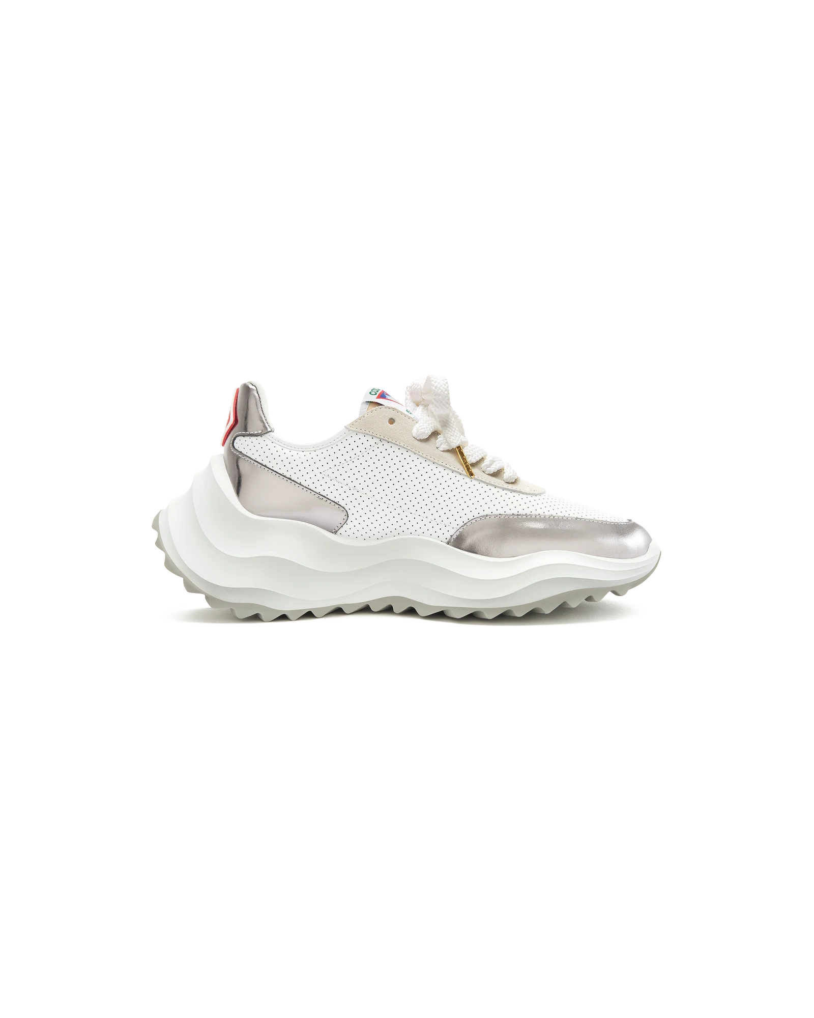 Women's Atlantis White & Chrome Sneaker