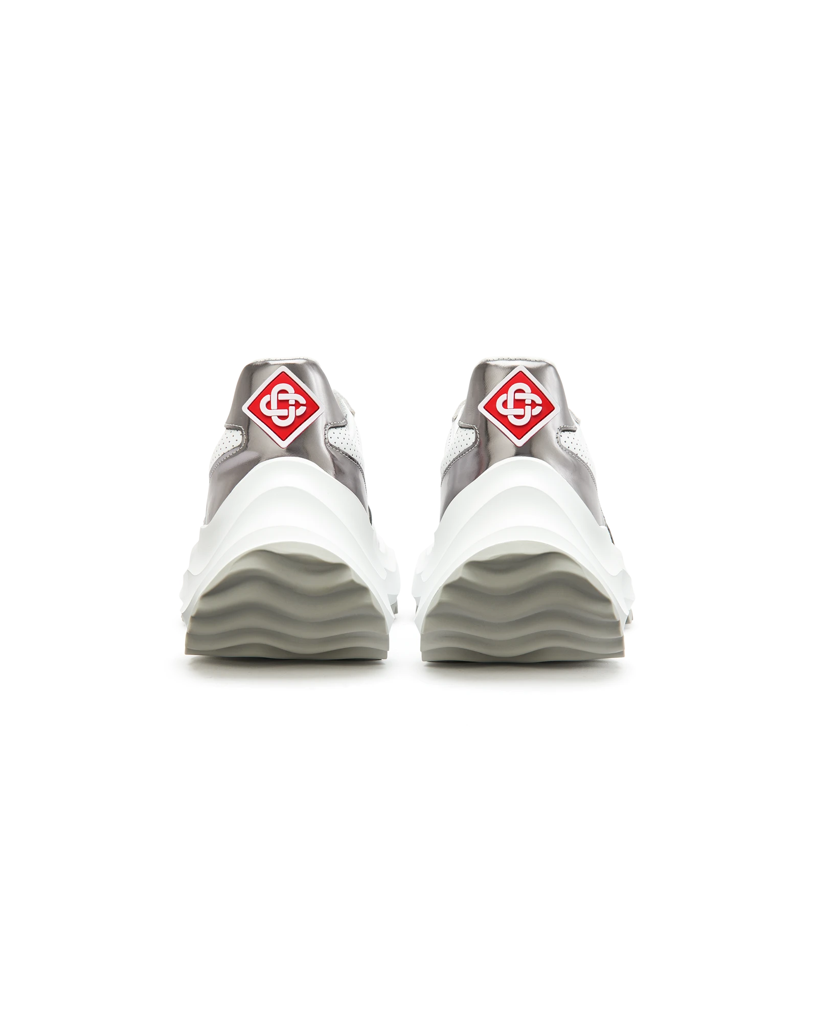 Women's Atlantis White & Chrome Sneaker
