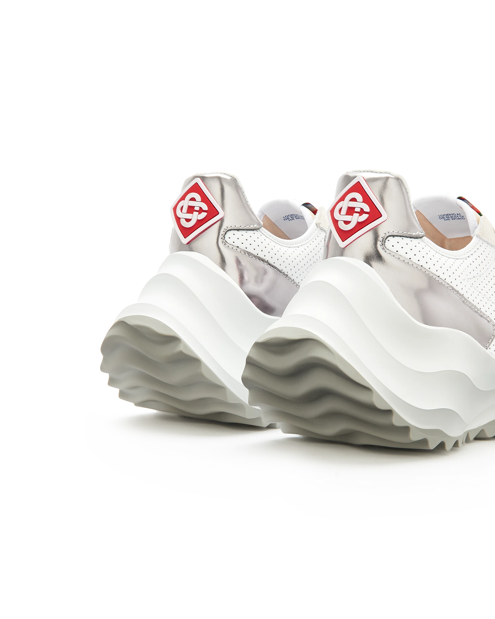 Women's Atlantis White & Chrome Sneaker
