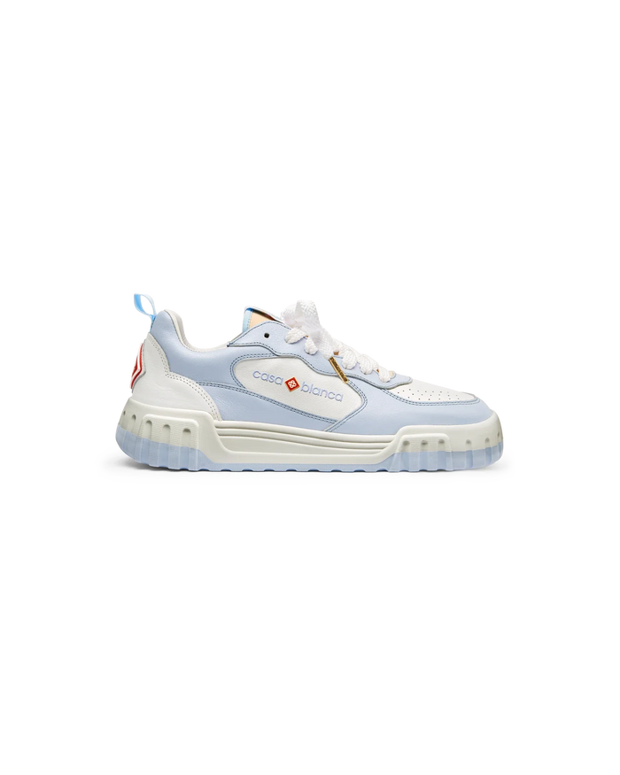 Womens The Court White & Powder Blue Sneaker