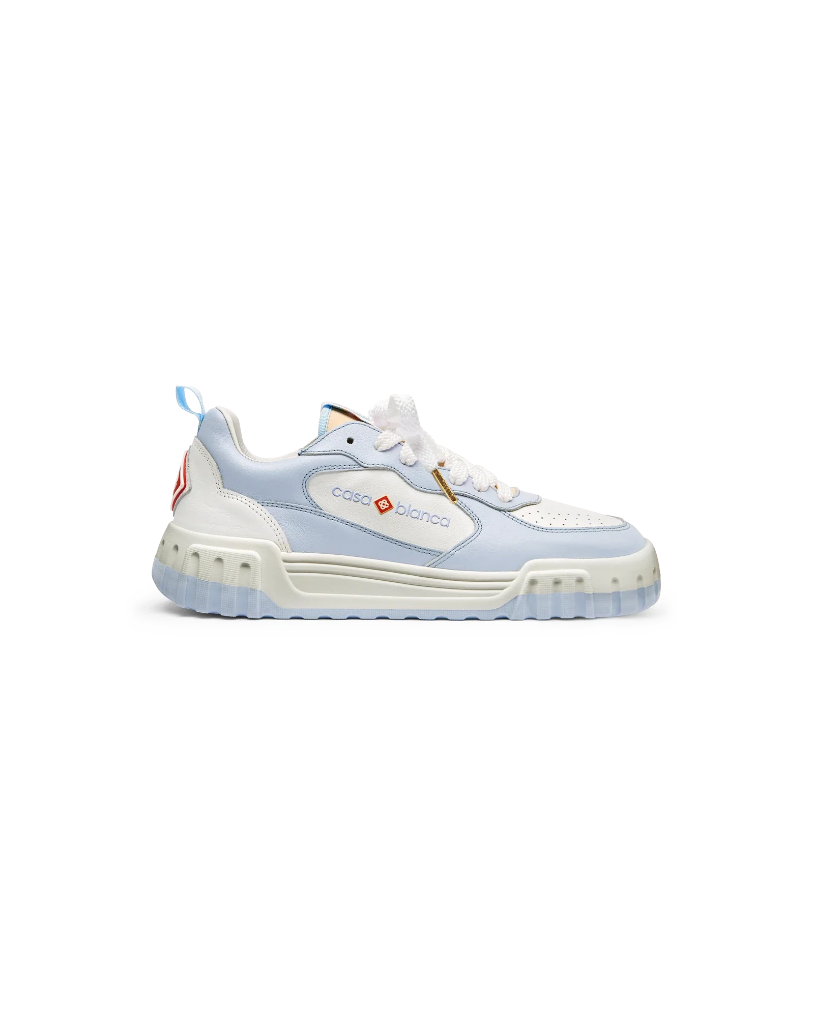 Men's Court White & Powder Blue Sneaker