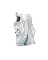 Mens The Court White & Powder Blue Sneaker