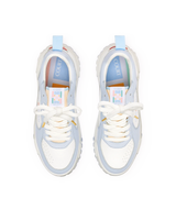 Mens The Court White & Powder Blue Sneaker