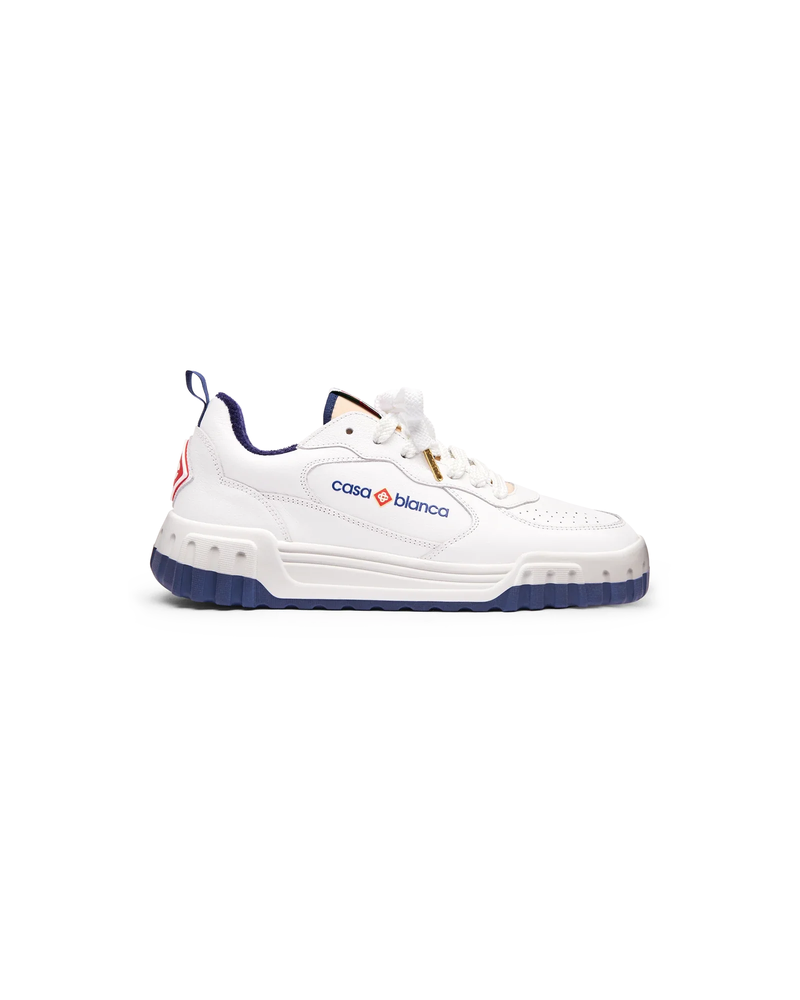 Men's Court White & Navy Sneaker