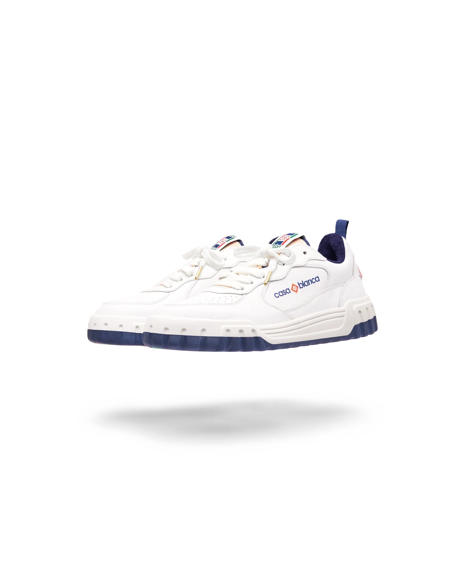 Men's Court White & Navy Sneaker