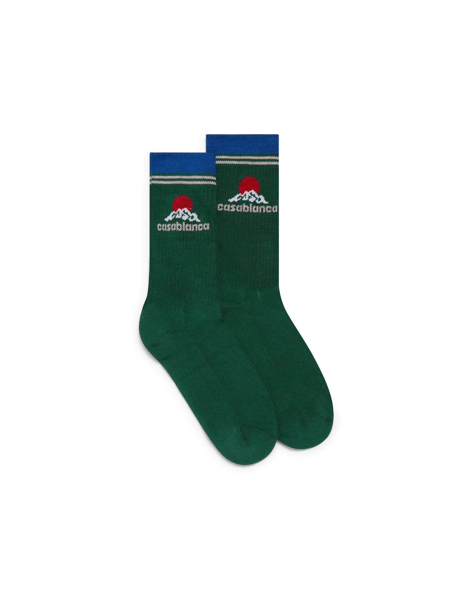 Chaussettes vertes Montagne