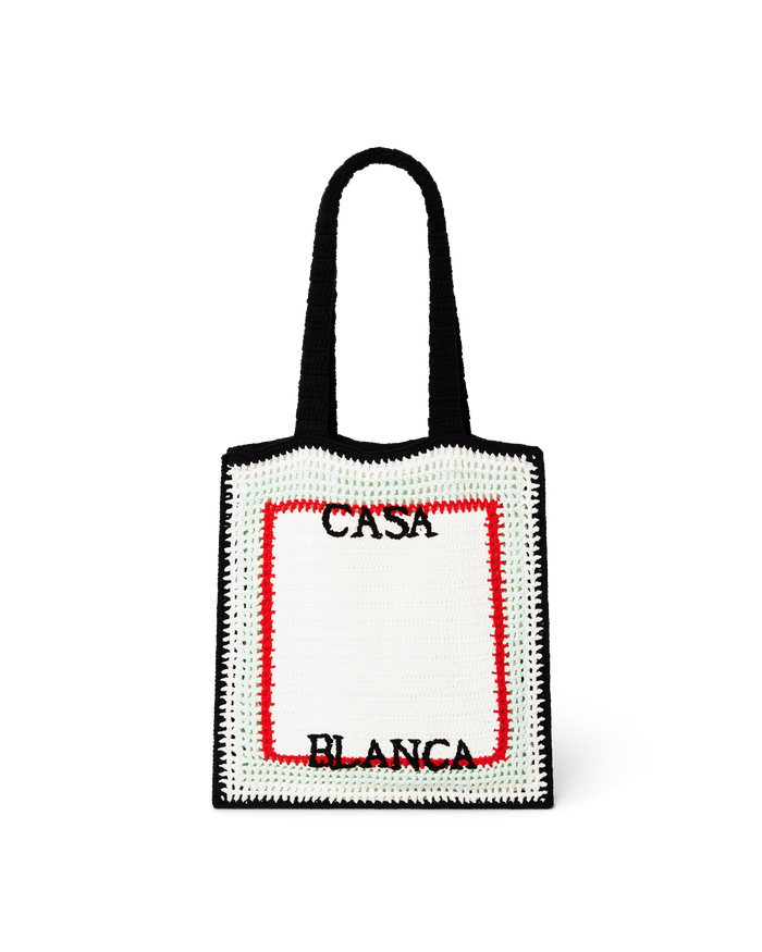 Stripe Crochet Bag