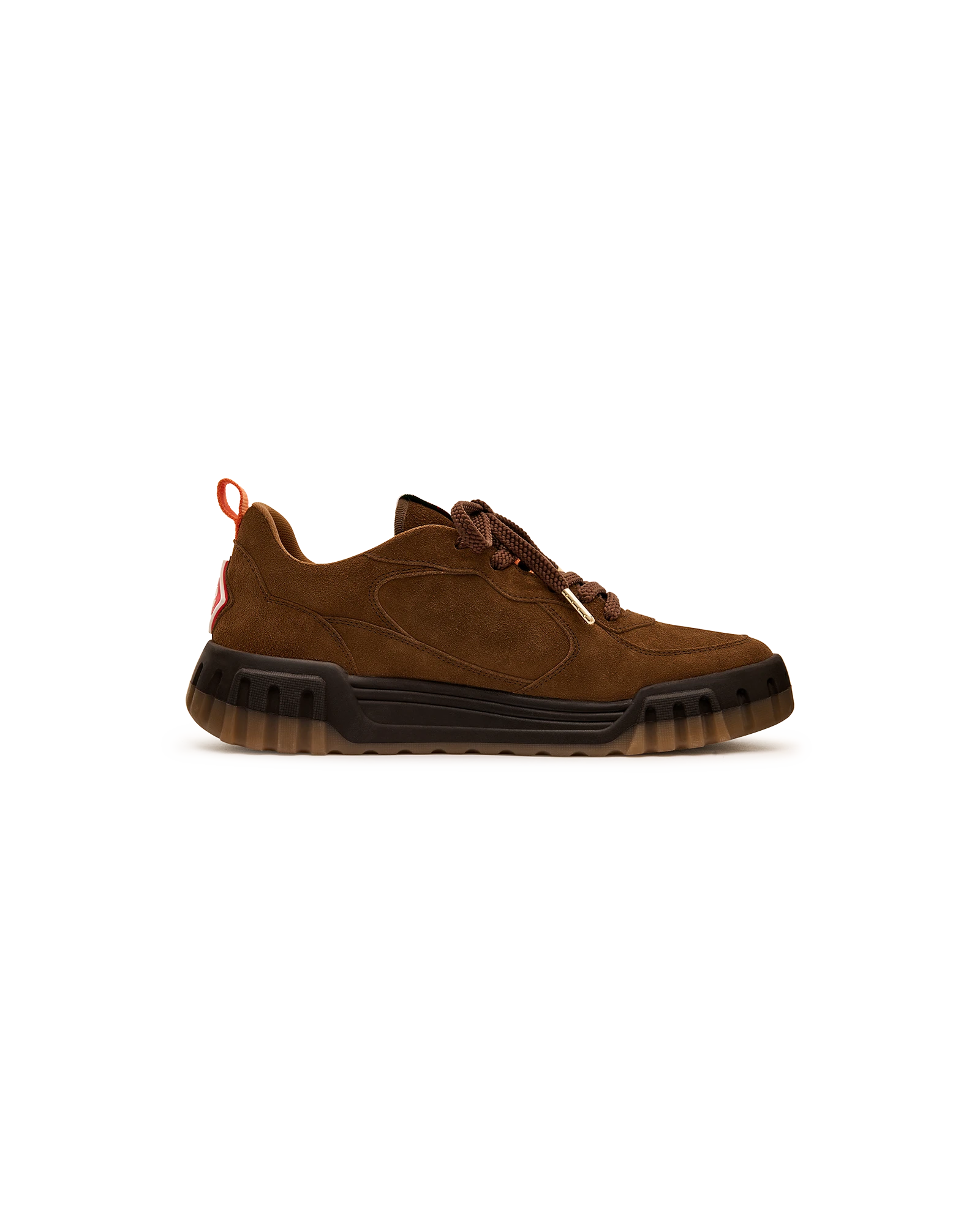 Men's Brown Suede Court Sneaker