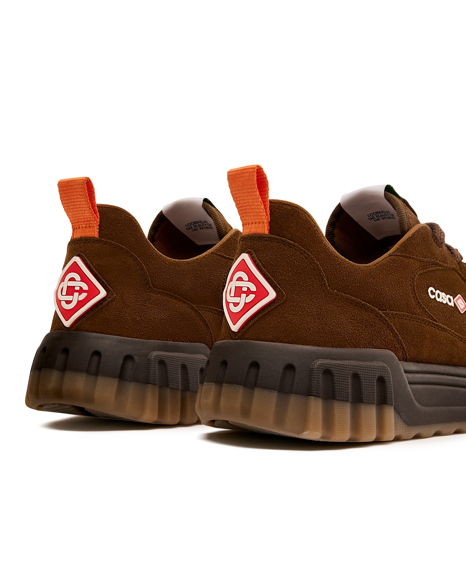 Men's Brown Suede Court Sneaker