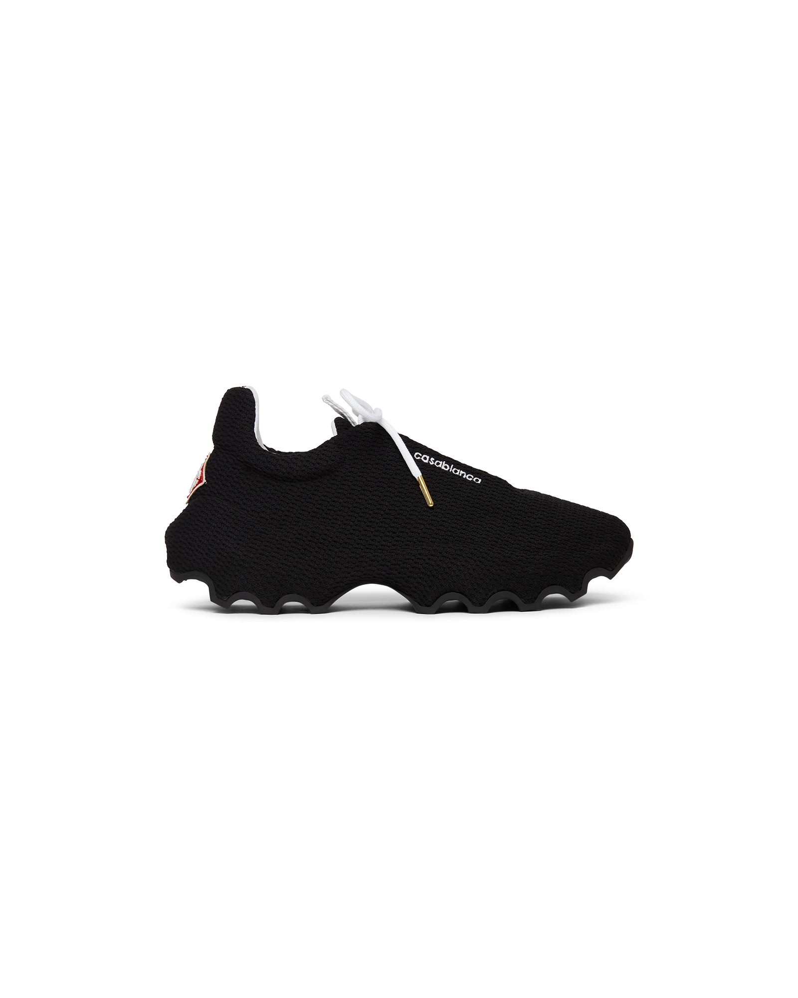 Men's Black Arch Knit Sneaker