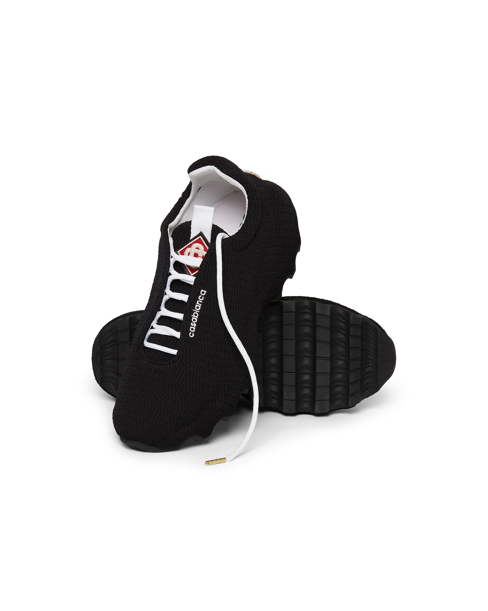 Men's Black Arch Knit Sneaker