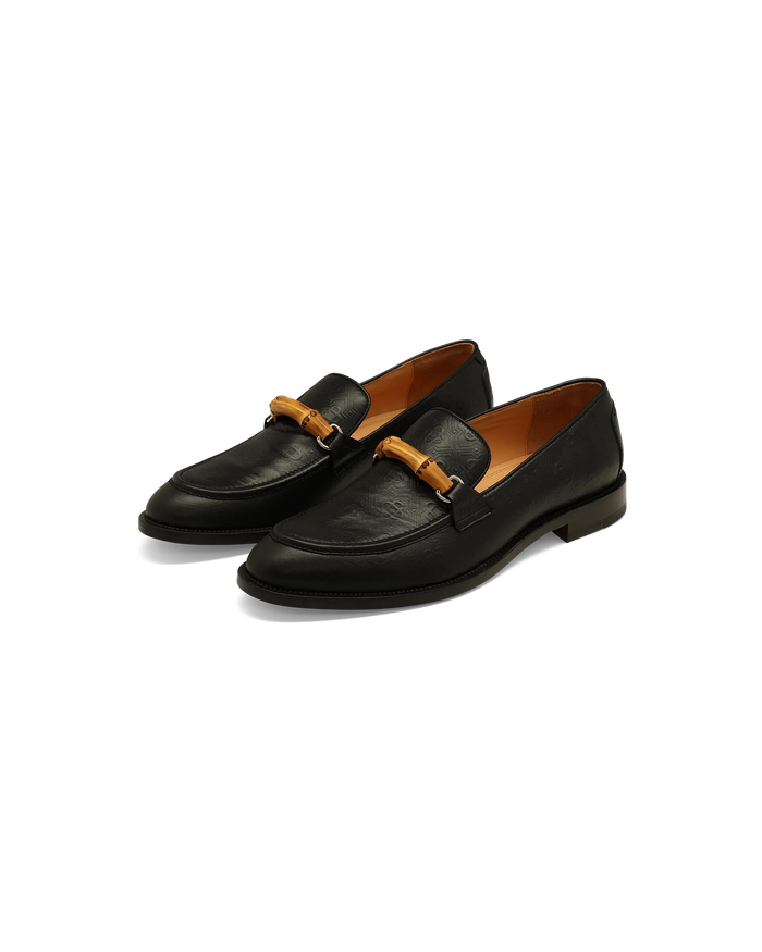 Embossed Leather Loafer