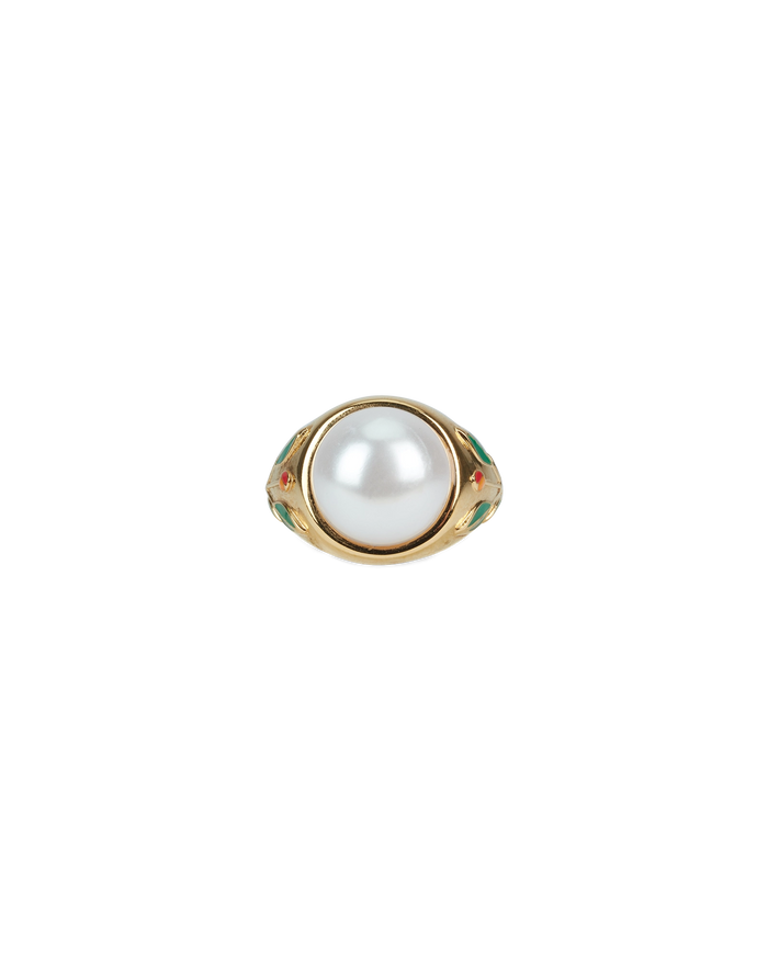 Pearl Signet Ring