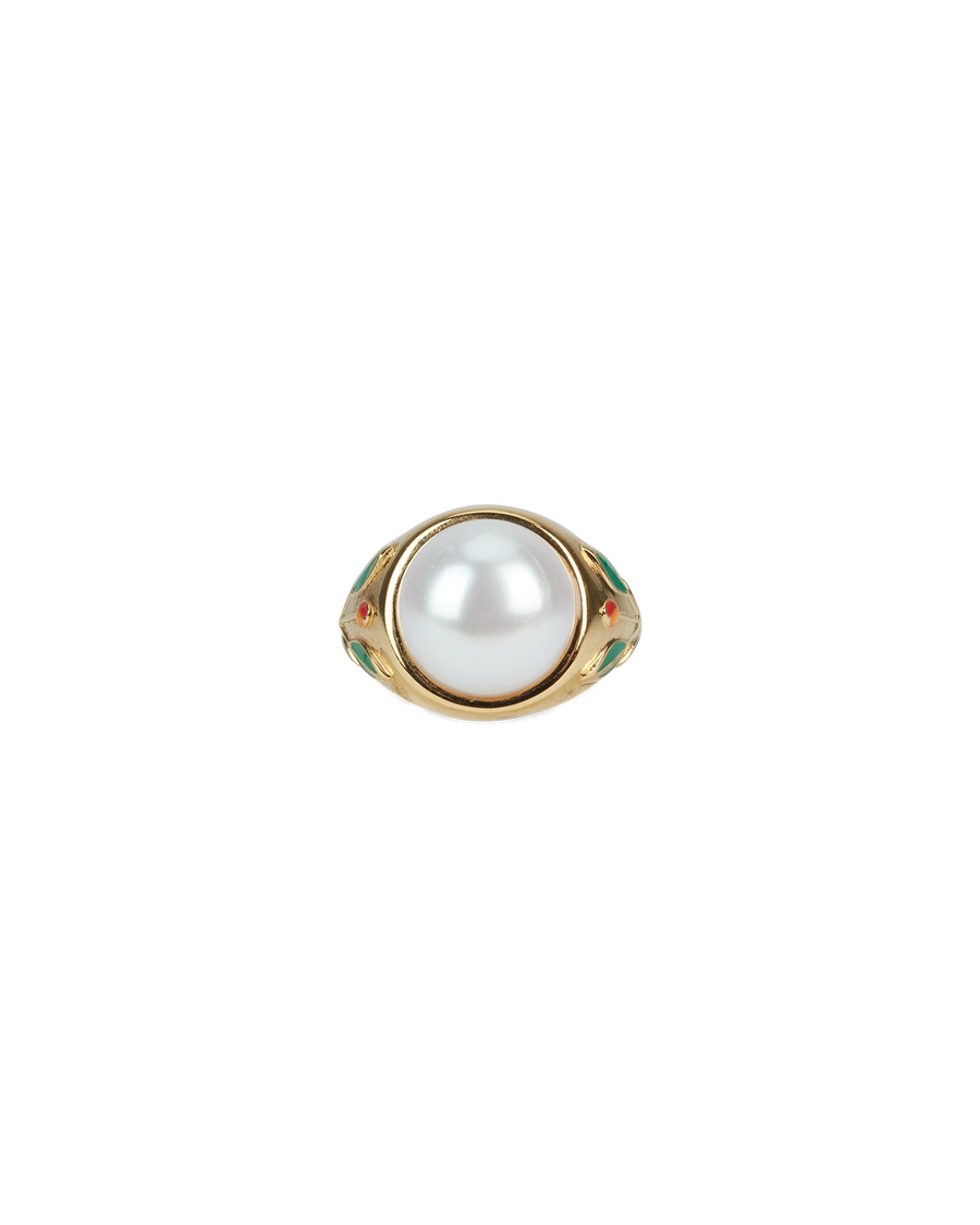 Pearl Signet Ring