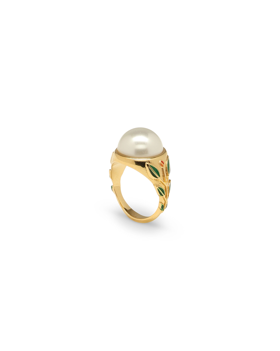 Pearl Signet Ring