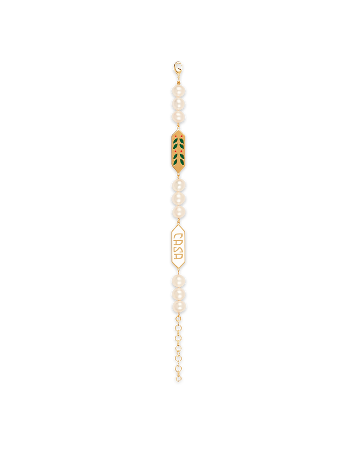 Laurel Pearl Bracelet