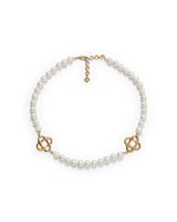 Medium Pearl Logo Necklace