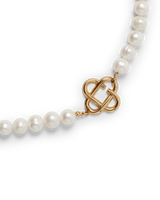 Medium Pearl Logo Necklace