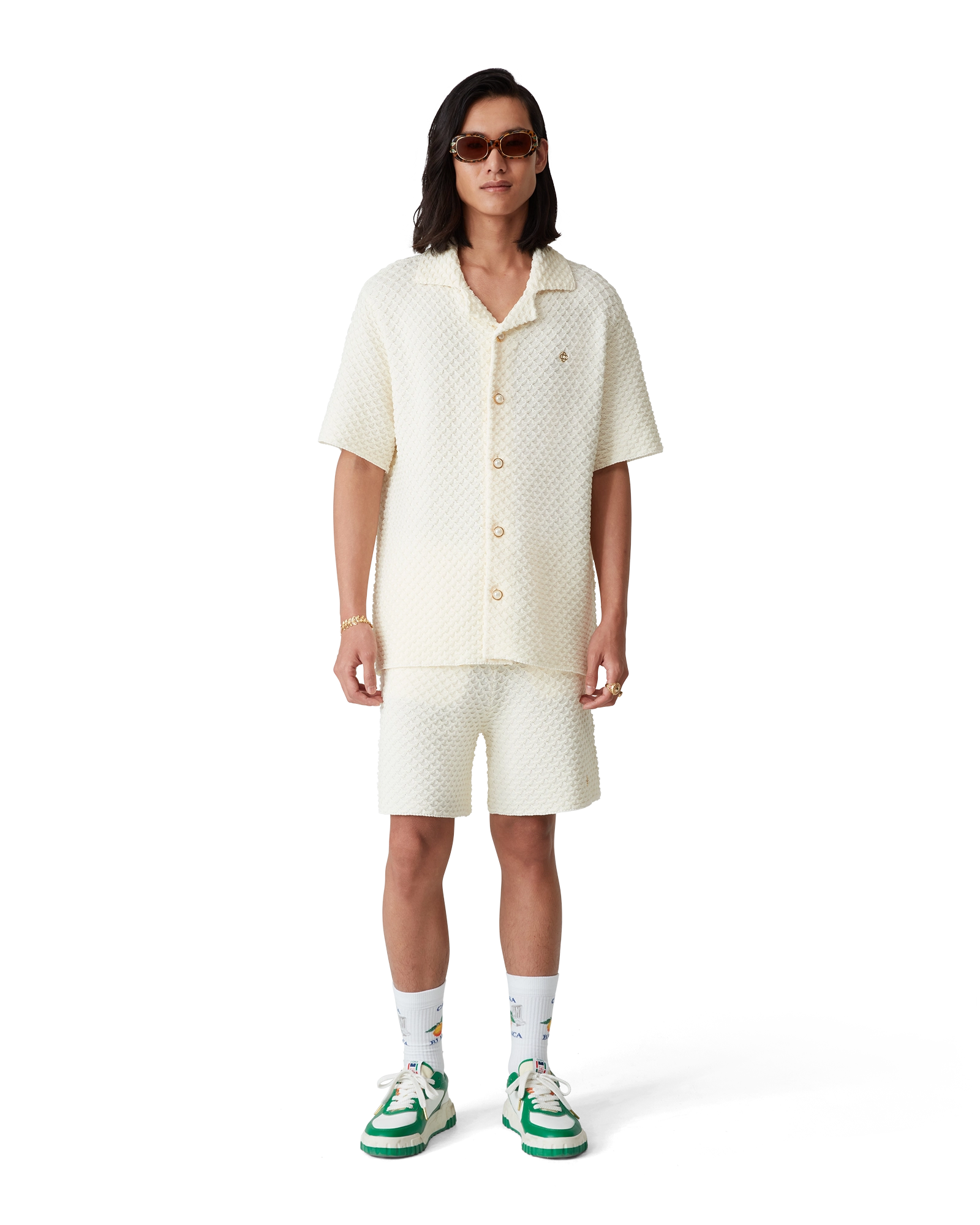 Men's Court Green & White Sneaker