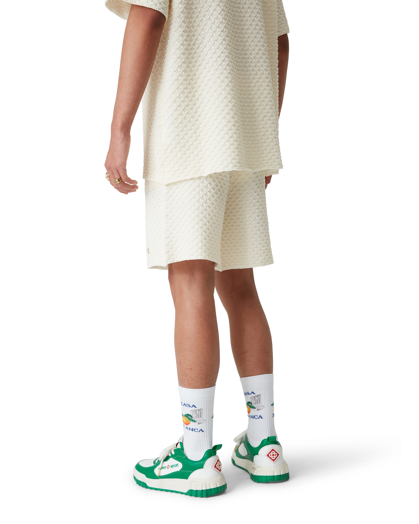 Men's Court Green & White Sneaker