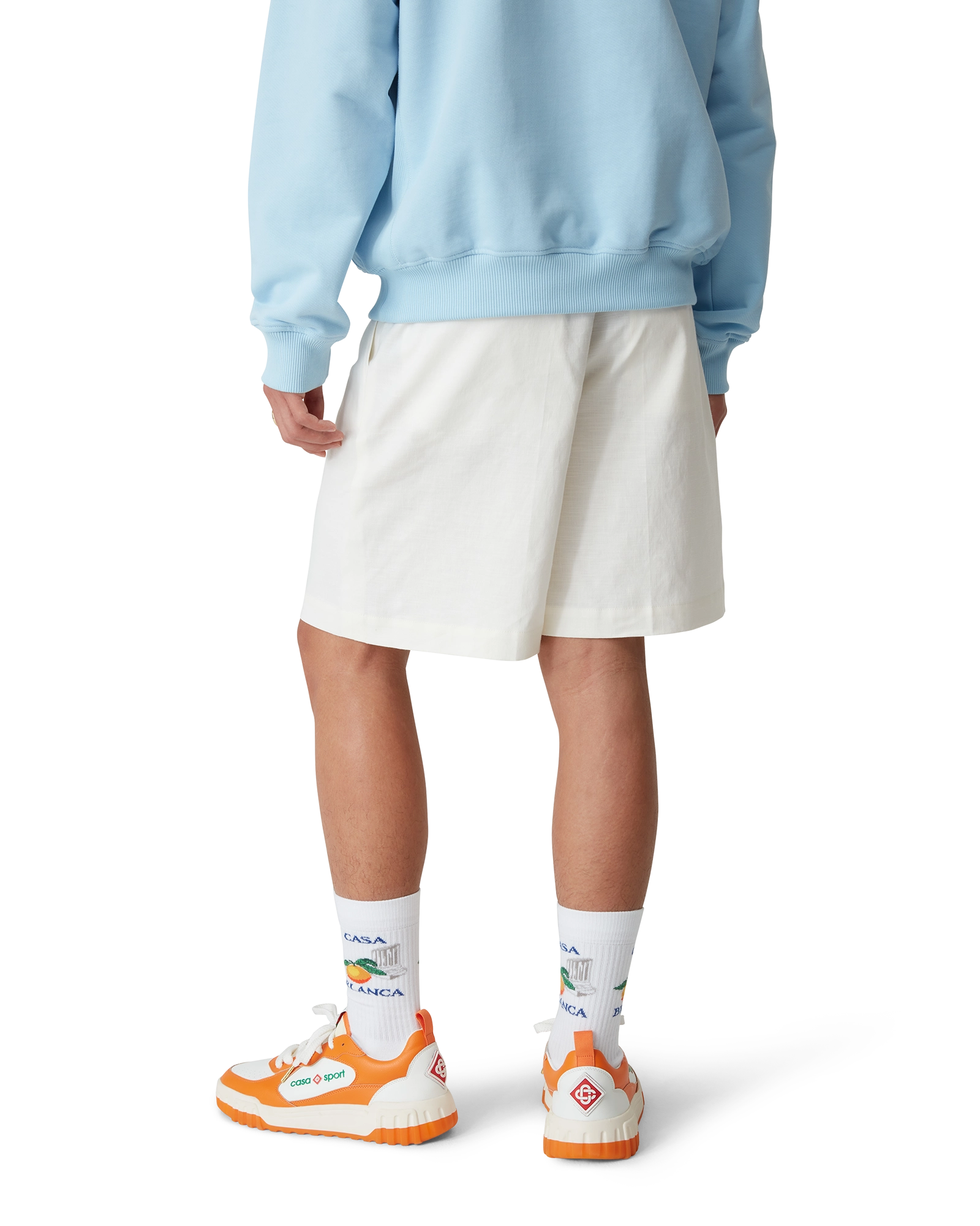 Men's Court Orange & White Sneakers