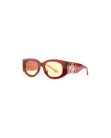 Wine & Gold Gabrielle Sunglasses