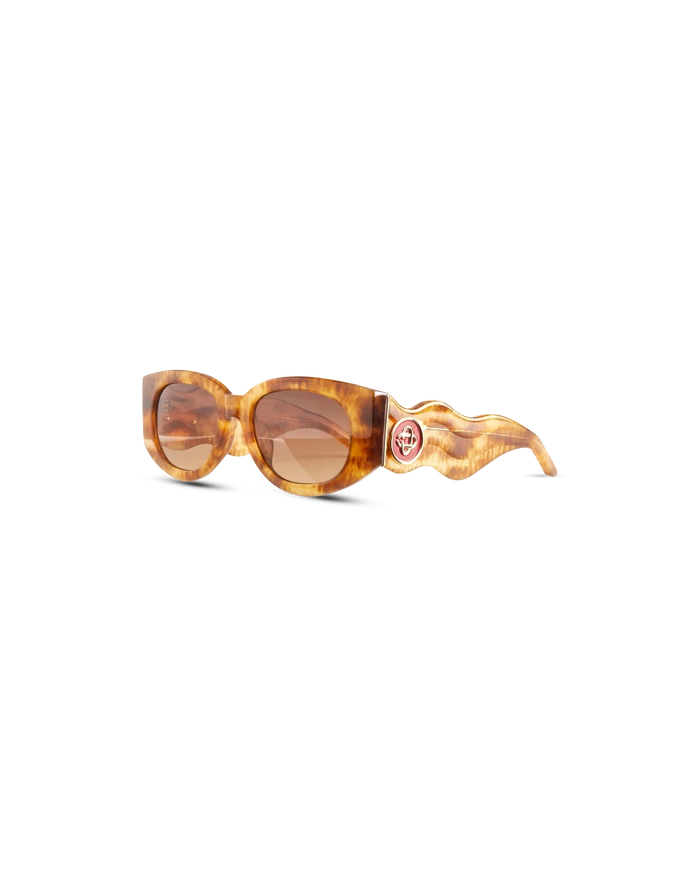 Memphis Gold & Brown Sunglasses