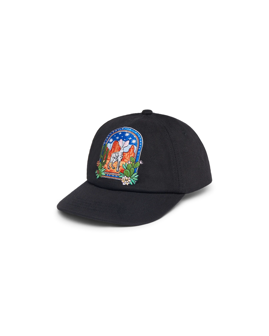 Black L'Arche Du Desert Nuit Patch Cap