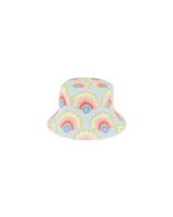 Rainbow Shell Denim Bucket Hat