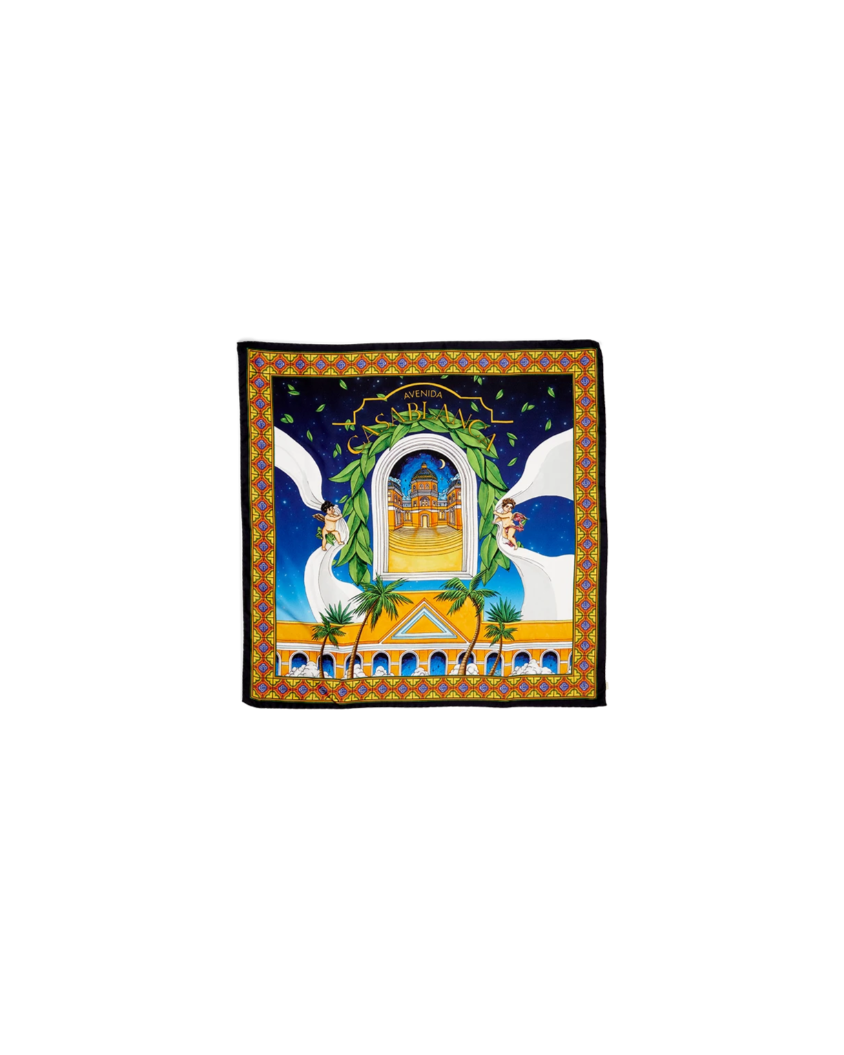 Maison D'Ete Small Silk Scarf