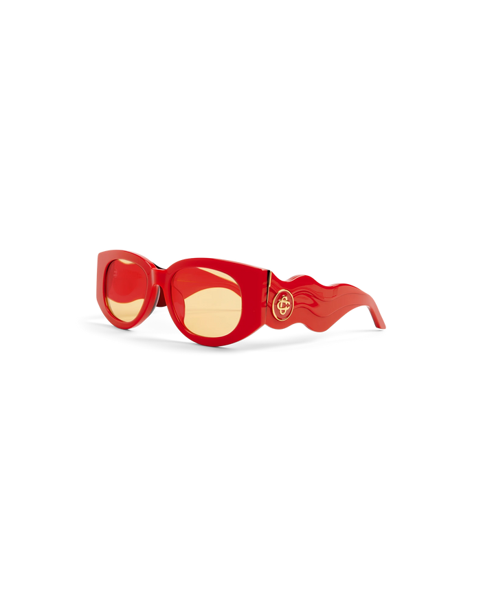 Red The Memphis Sunglasses