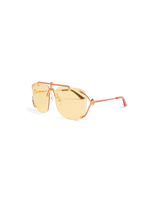 Gold & Red The Pilot Sunglasses