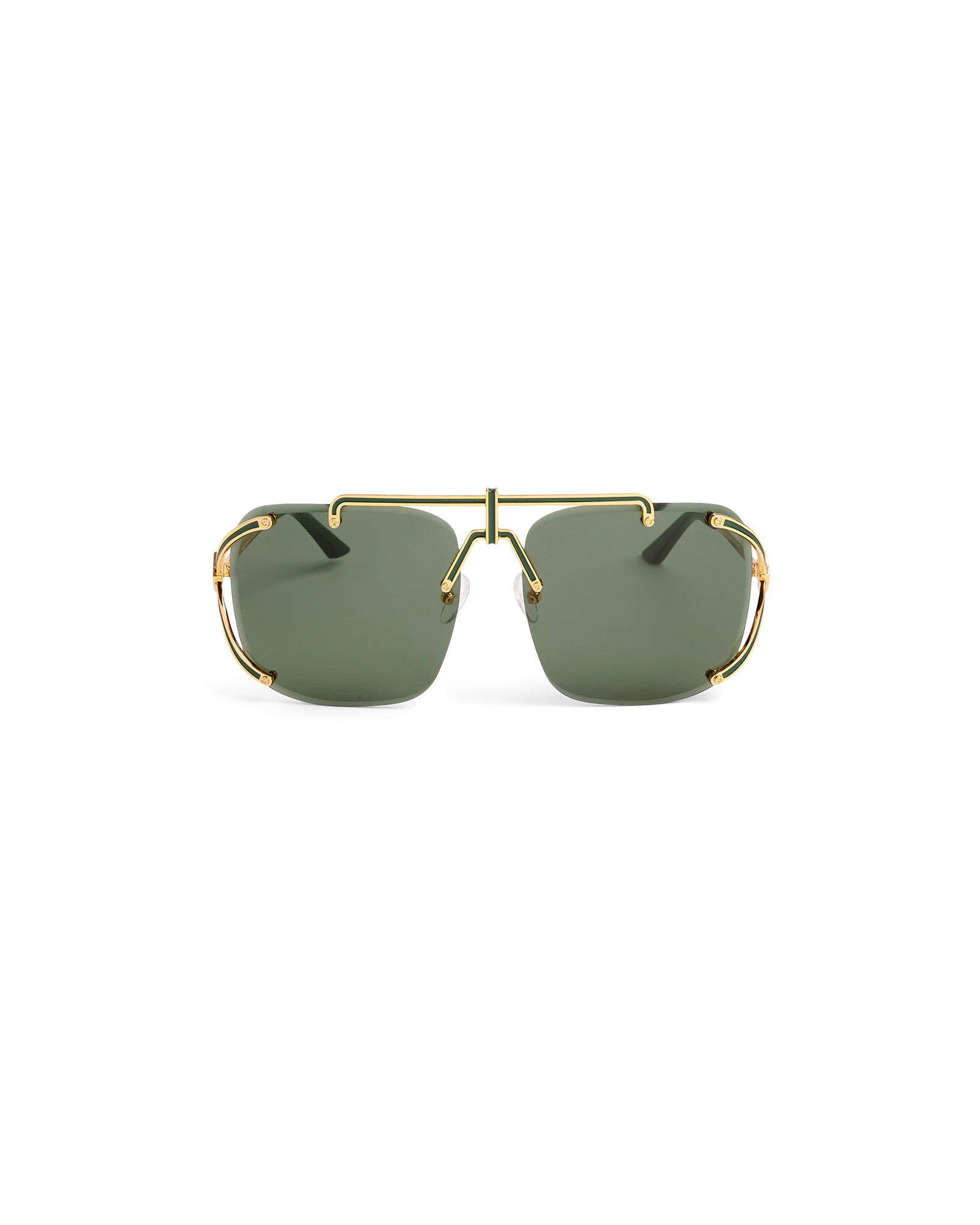 Gold & Green The Pilot Sunglasses