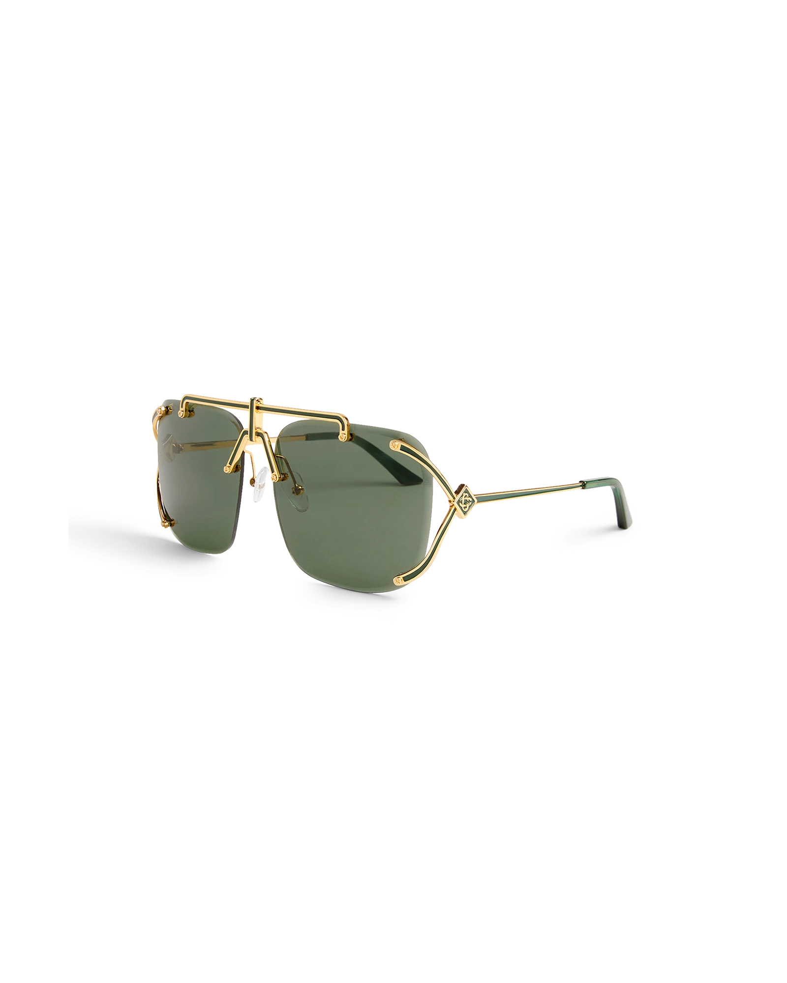 Gold & Green The Pilot Sunglasses