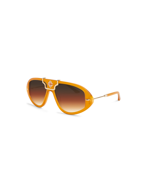 Orange & Gold The Hacienda Sunglasses | Casablanca Paris
